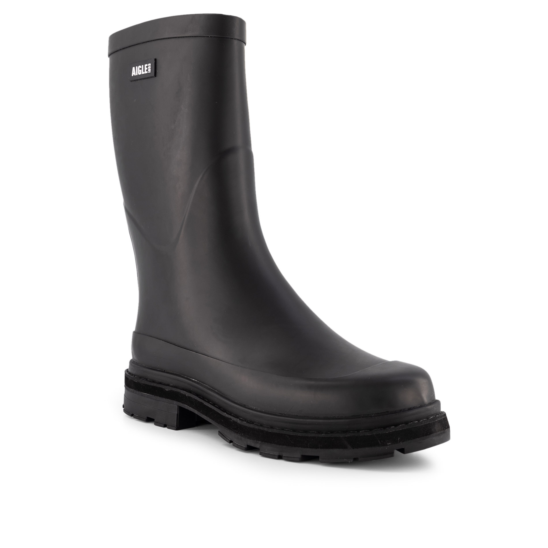 Aigle Herren Gummistiefel schwarz Gummi