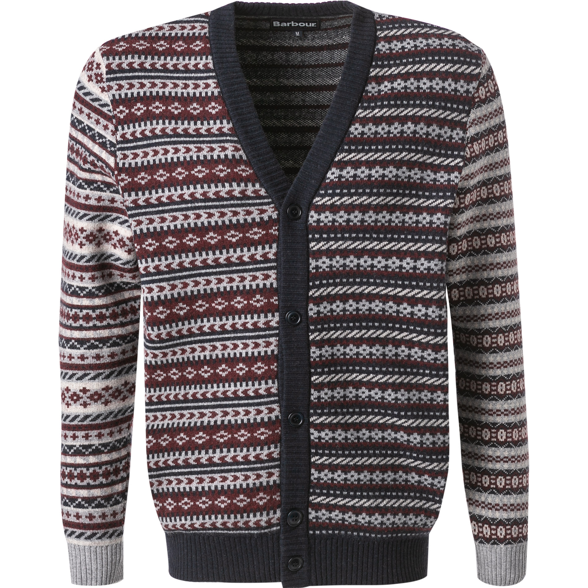 Barbour Herren Cardigan grau Norweger