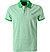 Polo-Shirt, Baumwoll-Piqué, grün-weiß gestreift - grün-weiß