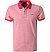 Polo-Shirt, Baumwoll-Piqué, pink-weiß gestreift - pink-weiß