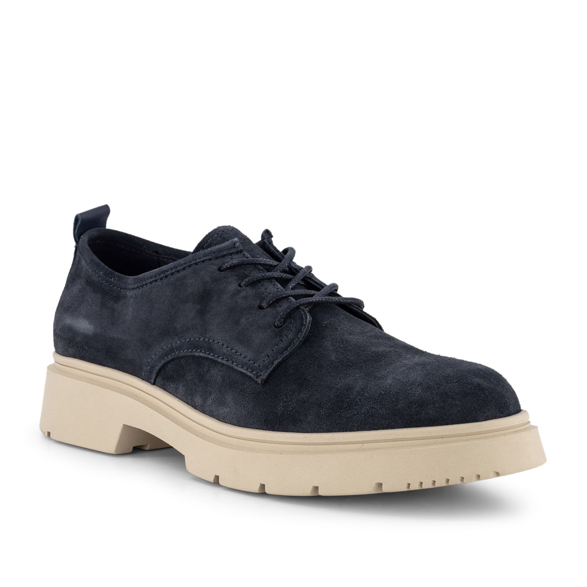 Marc O'Polo Herren Schnürschuhe blau Veloursleder