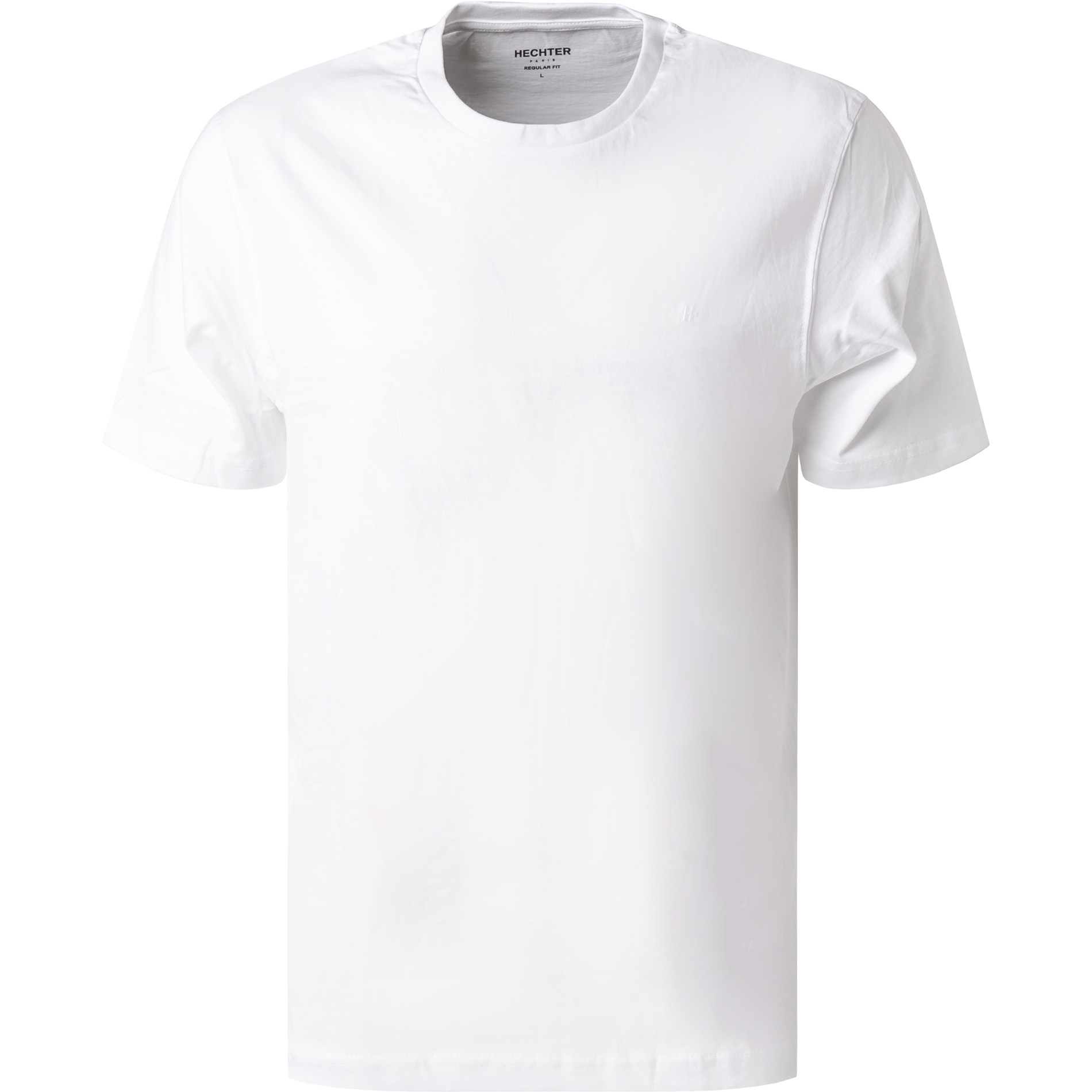 HECHTER PARIS Herren T-Shirts weiß Baumwolle