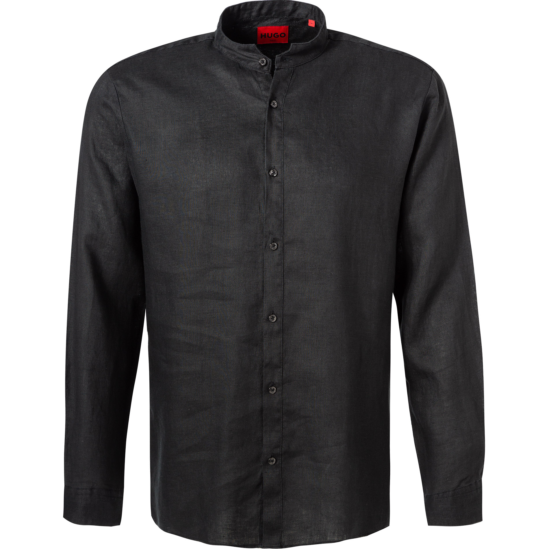 HUGO Herren Hemd schwarz Slim Fit