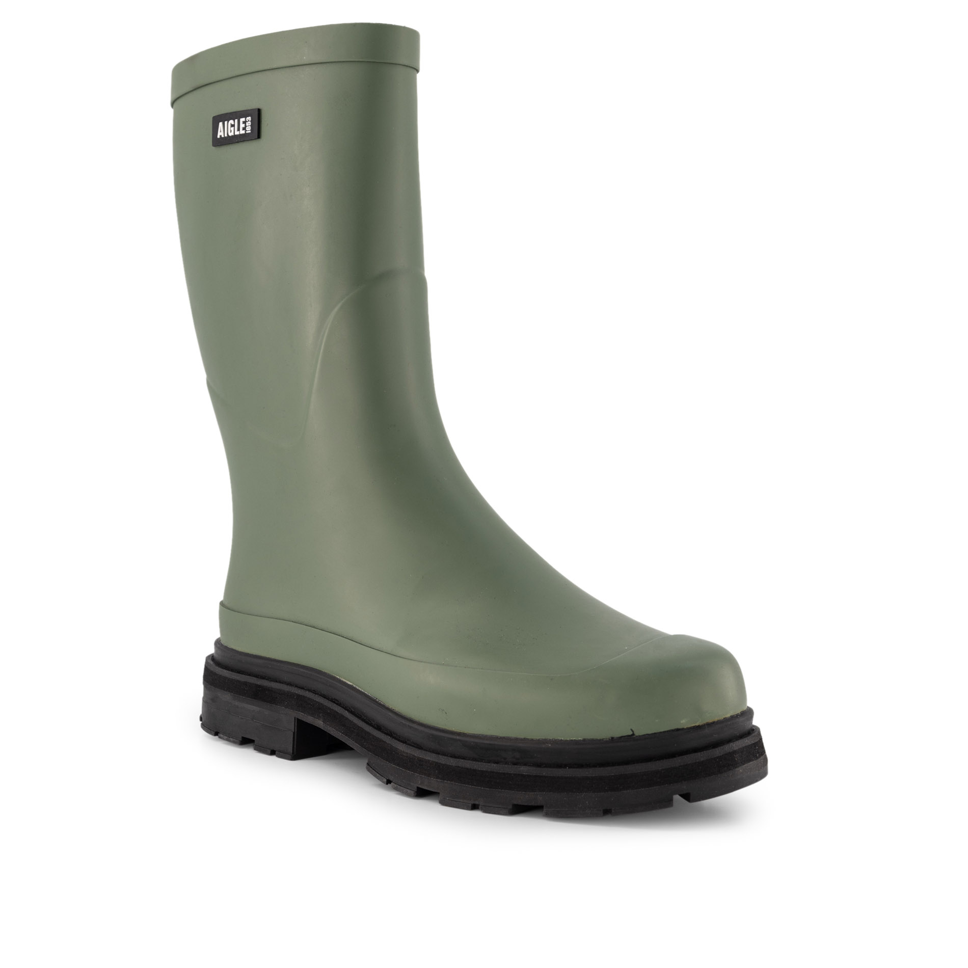 Aigle Herren Gummistiefel grün Gummi
