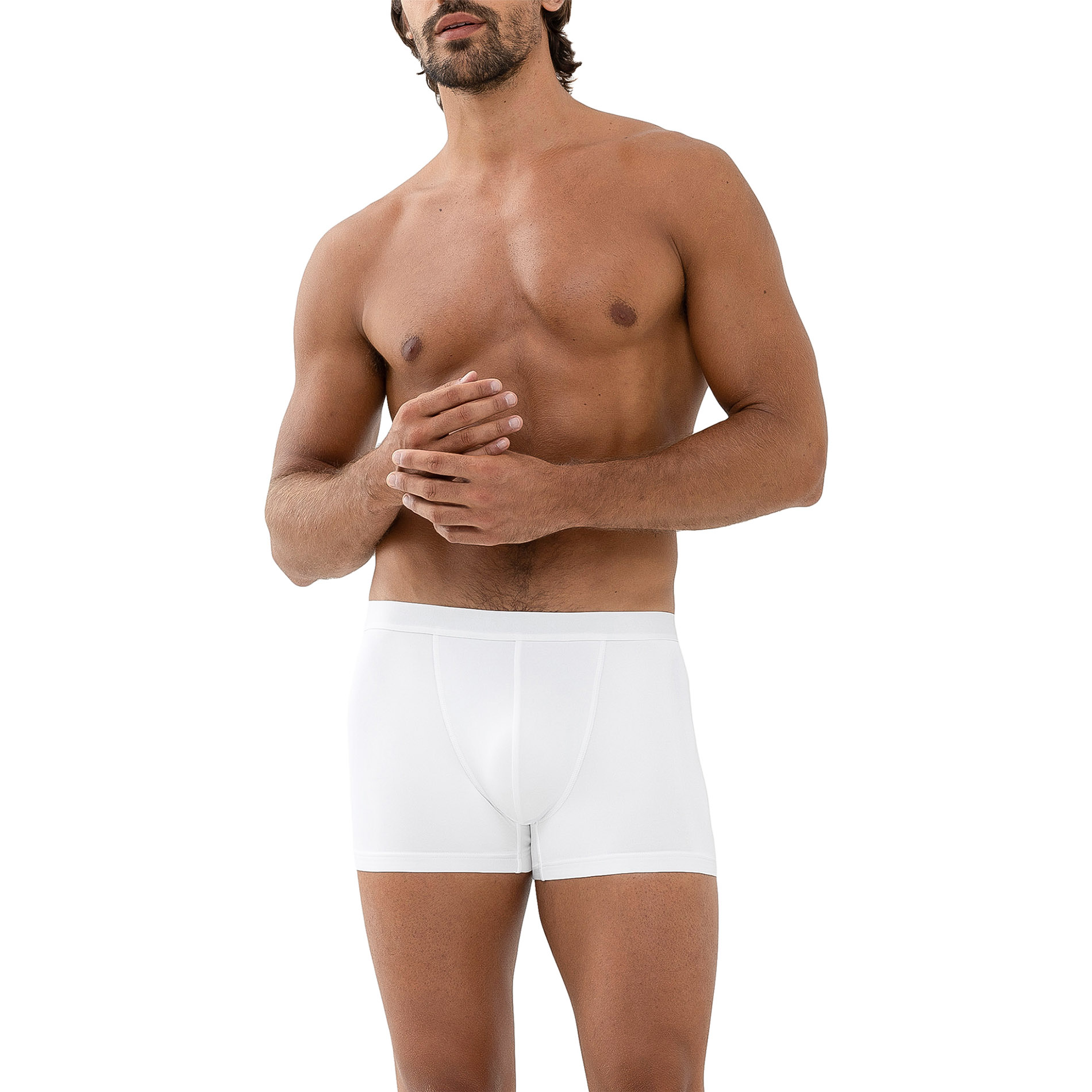 Mey Herren Shorty weiß Mikrofaser/Funktion unifarben
