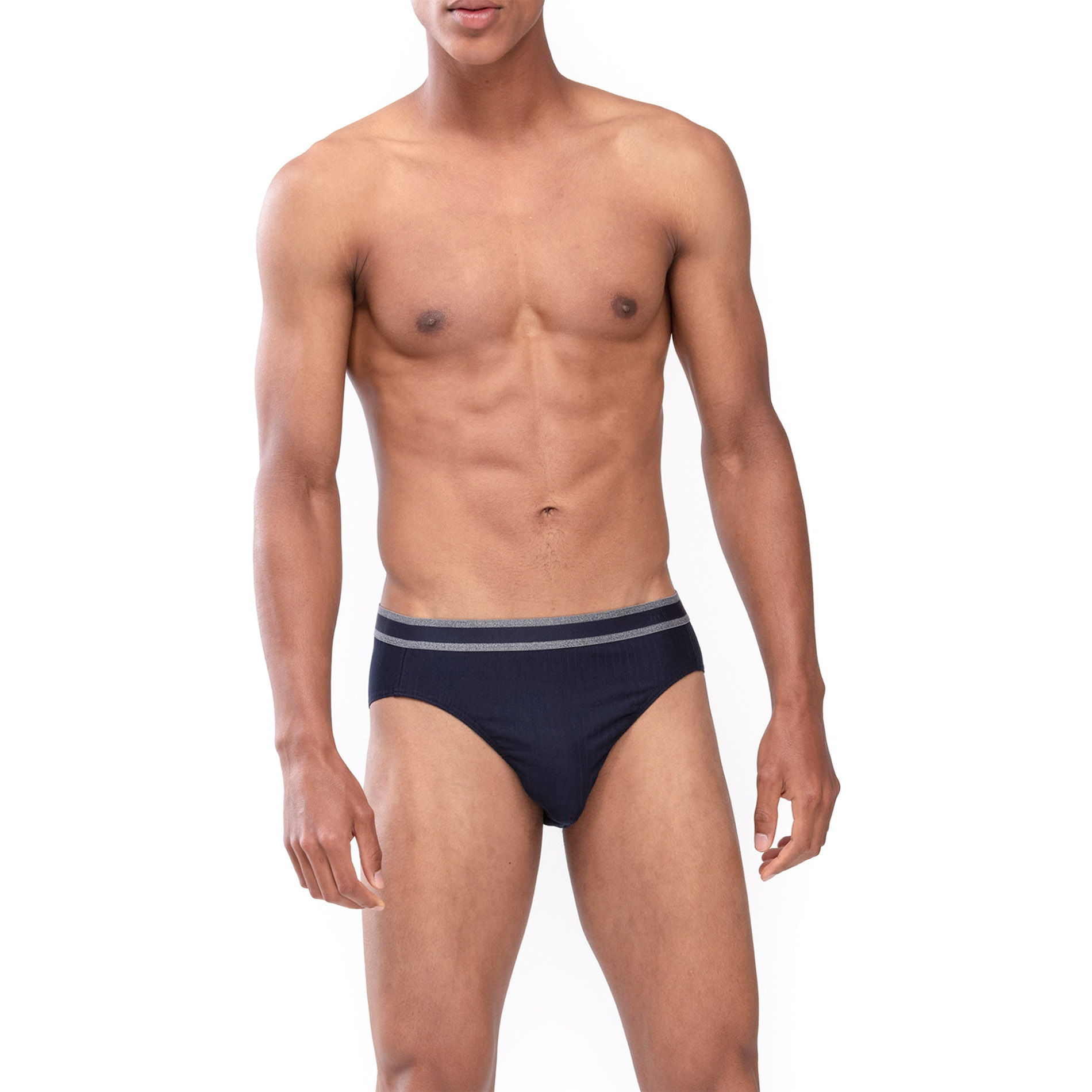 Mey Herren Jazz-Pants blau Baumwolle & Mix unifarben