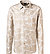 Hemd, Casual Fit, Baumwolle-Leinen, hellbeige floral - hellbeige