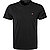 T-Shirt, Regular Fit, Baumwolle, schwarz - schwarz
