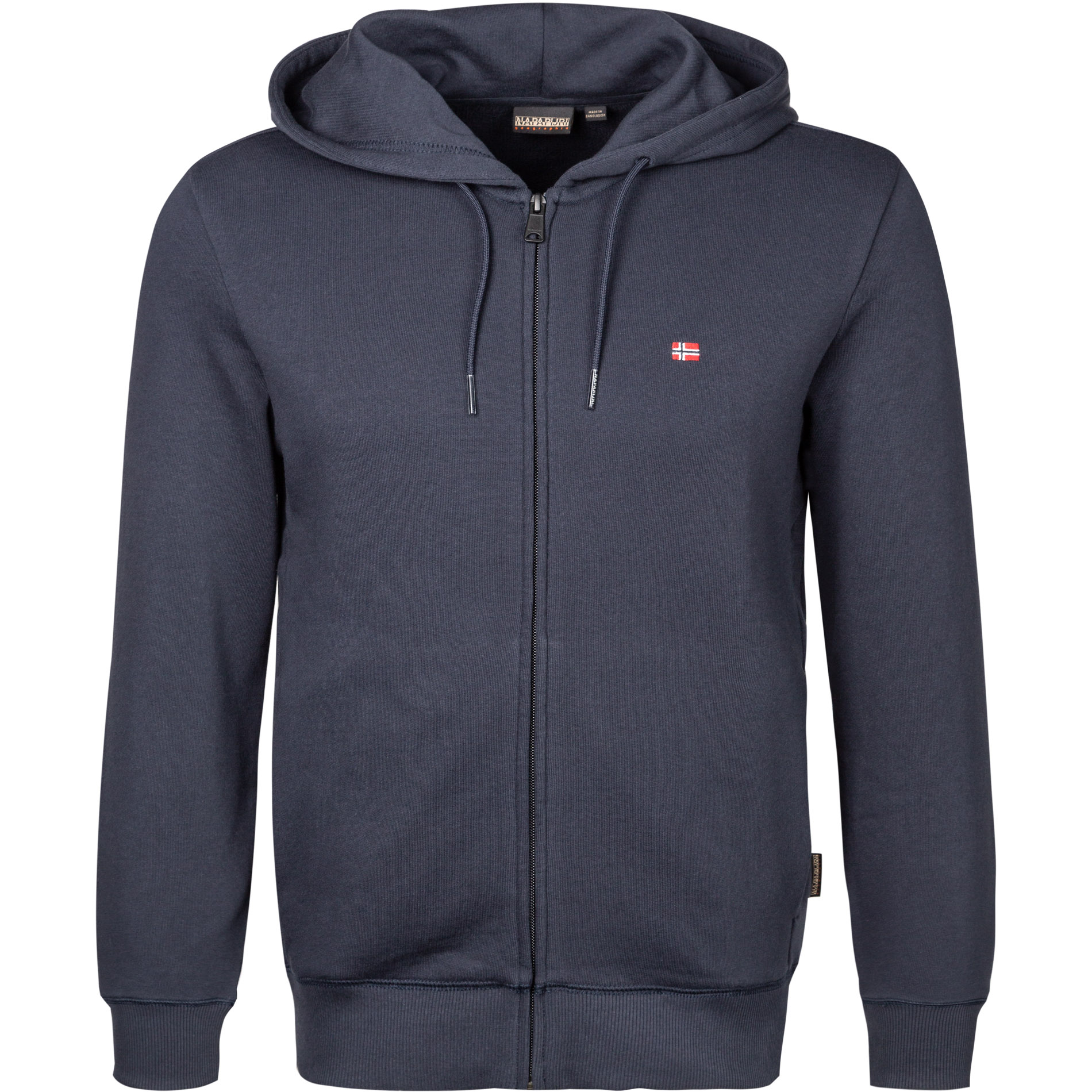 NAPAPIJRI Herren Sweatjacke blau unifarben