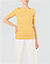 T-Shirt im Streifen-Look - gelb-beige