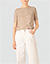 T-Shirt im Streifen-Look - braun-beige