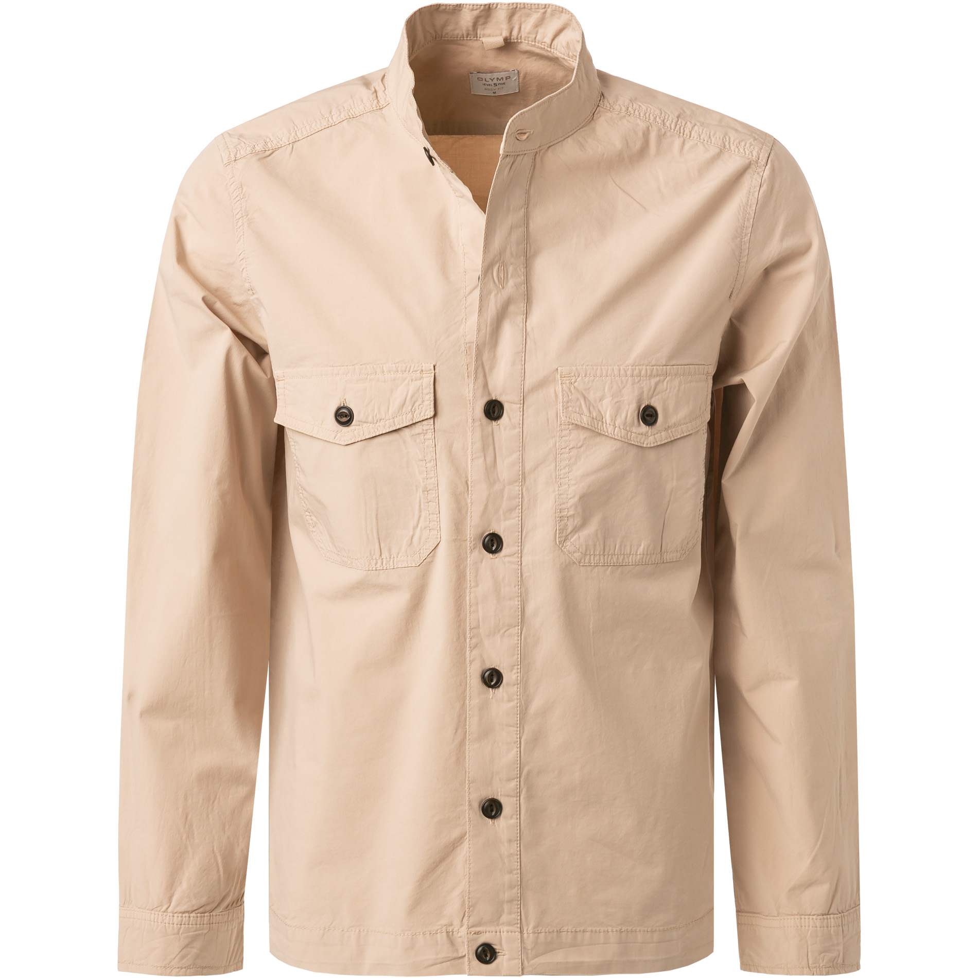 OLYMP Herren Overshirt beige