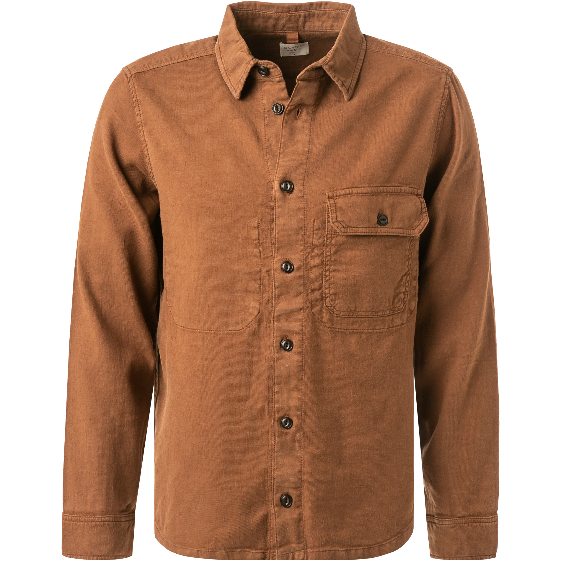 OLYMP Herren Overshirt braun