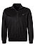 Sweatjacke, Baumwolle, schwarz - schwarz