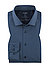 Hemd, Super Slim Fit, Baumwoll-Stretch geruchshemmend, marine gemustert - marine