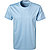 T-Shirt, Baumwolle, hellblau - hellblau
