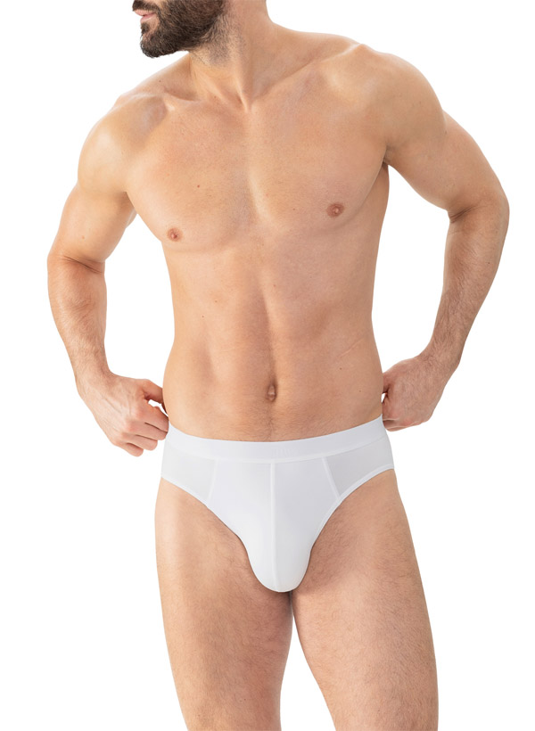 Mey Herren Unterwäsche weiß Mikrofaser/Funktion unifarben