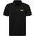 Polo-Shirt, Baumwoll-Jersey, schwarz - kohlschwarz