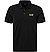 Polo-Shirt, Baumwoll-Jersey, schwarz - kohlschwarz