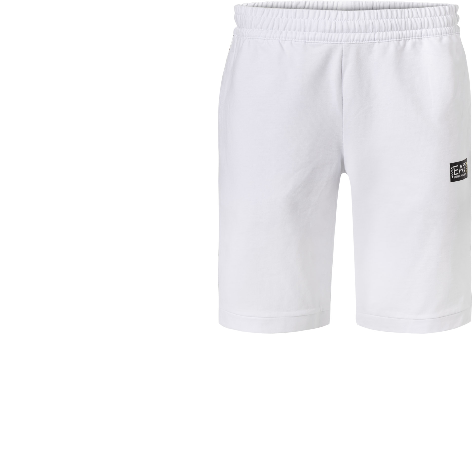 EA7 Herren Bermudas weiß Baumwolle