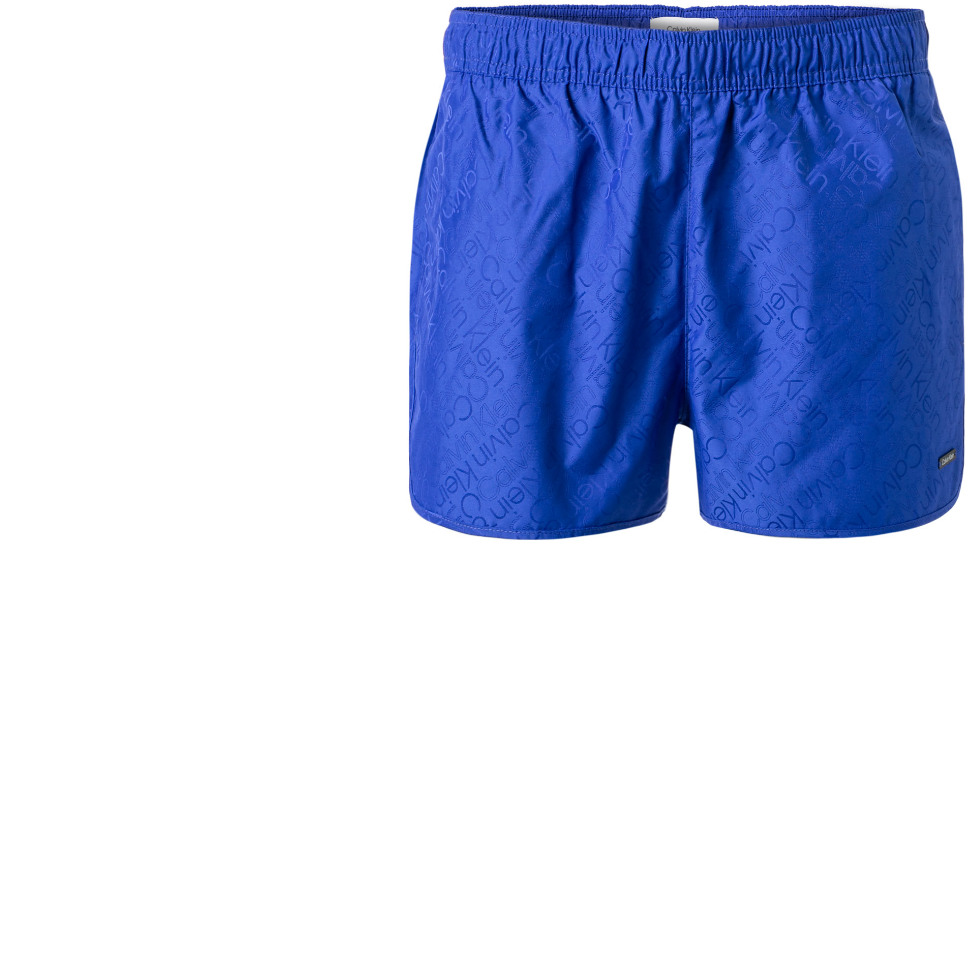 Calvin Klein Herren Badeshorts blau Mikrofaser unifarben