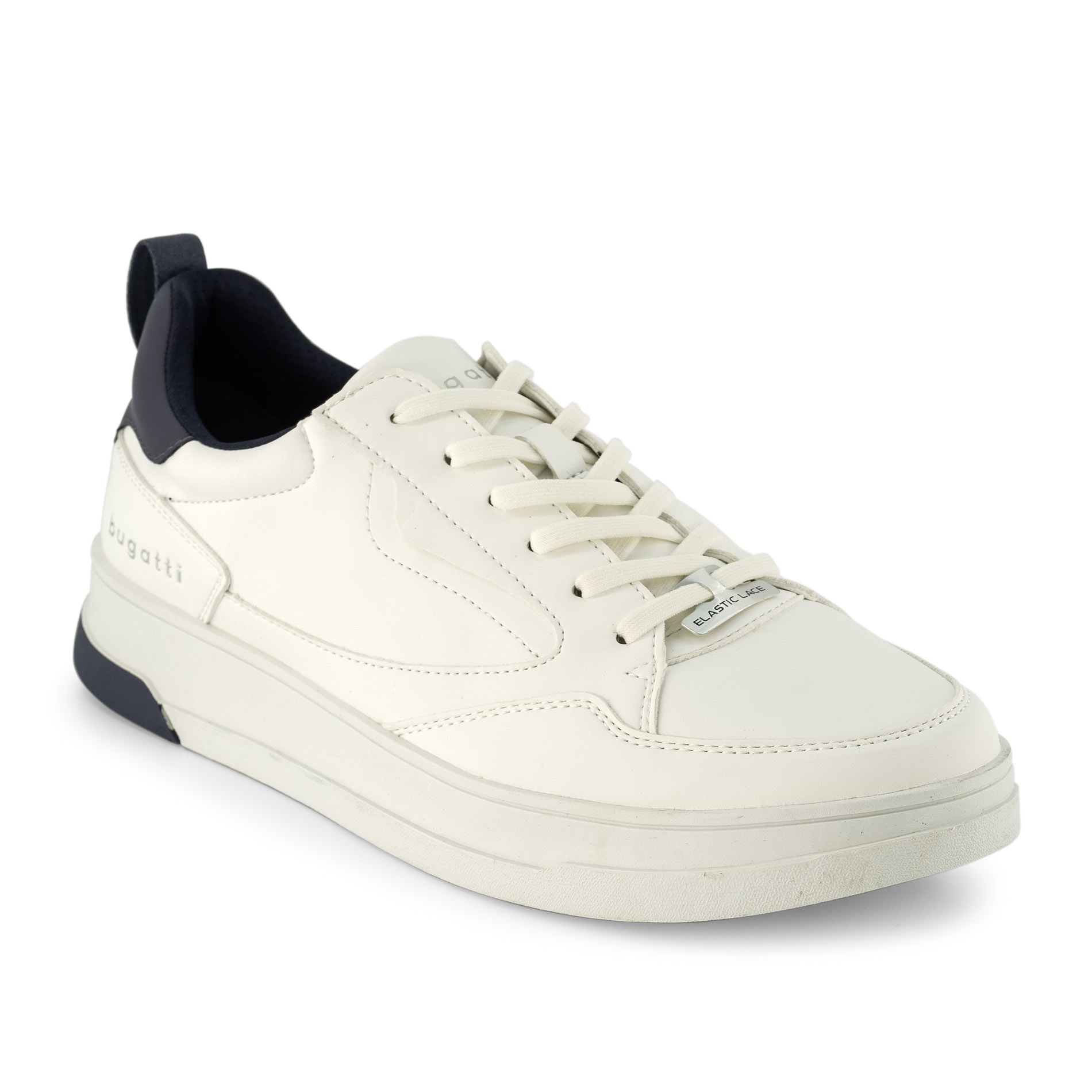 bugatti Herren Schuhe weiß Synthetik