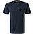T-Shirt, Bio Baumwolle, dunkelblau - dunkelblau