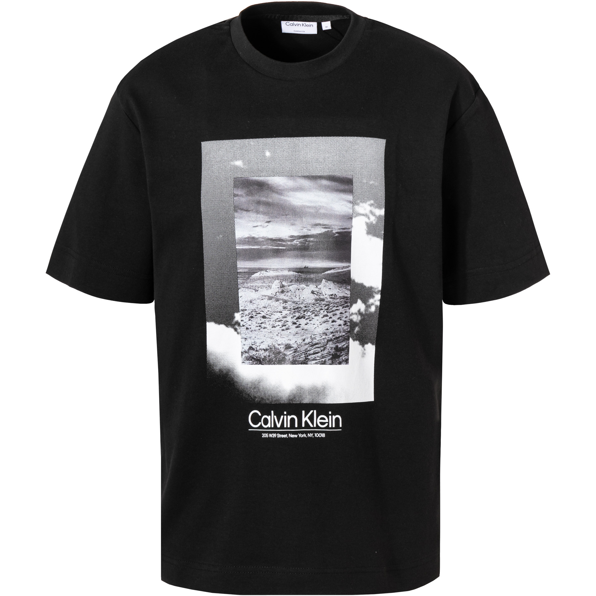 Calvin Klein Herren T-Shirt schwarz Comfort Fit