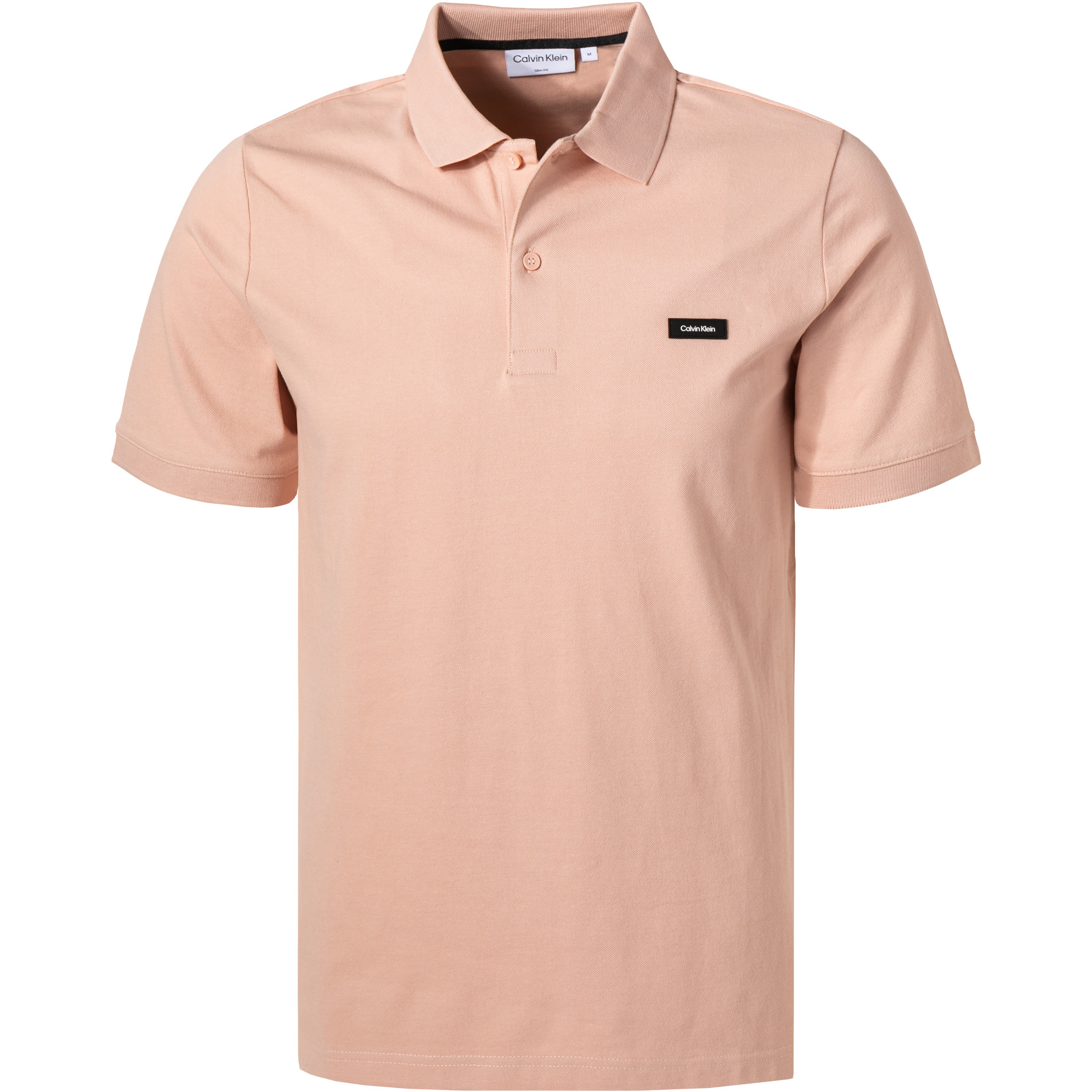Calvin Klein Herren Polo-Shirt orange Slim Fit
