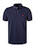 Polo-Shirt, Classic Fit, Baumwoll-Piqué, navy - navy