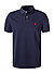 Polo-Shirt, Classic Fit, Baumwoll-Piqué, navy - navy