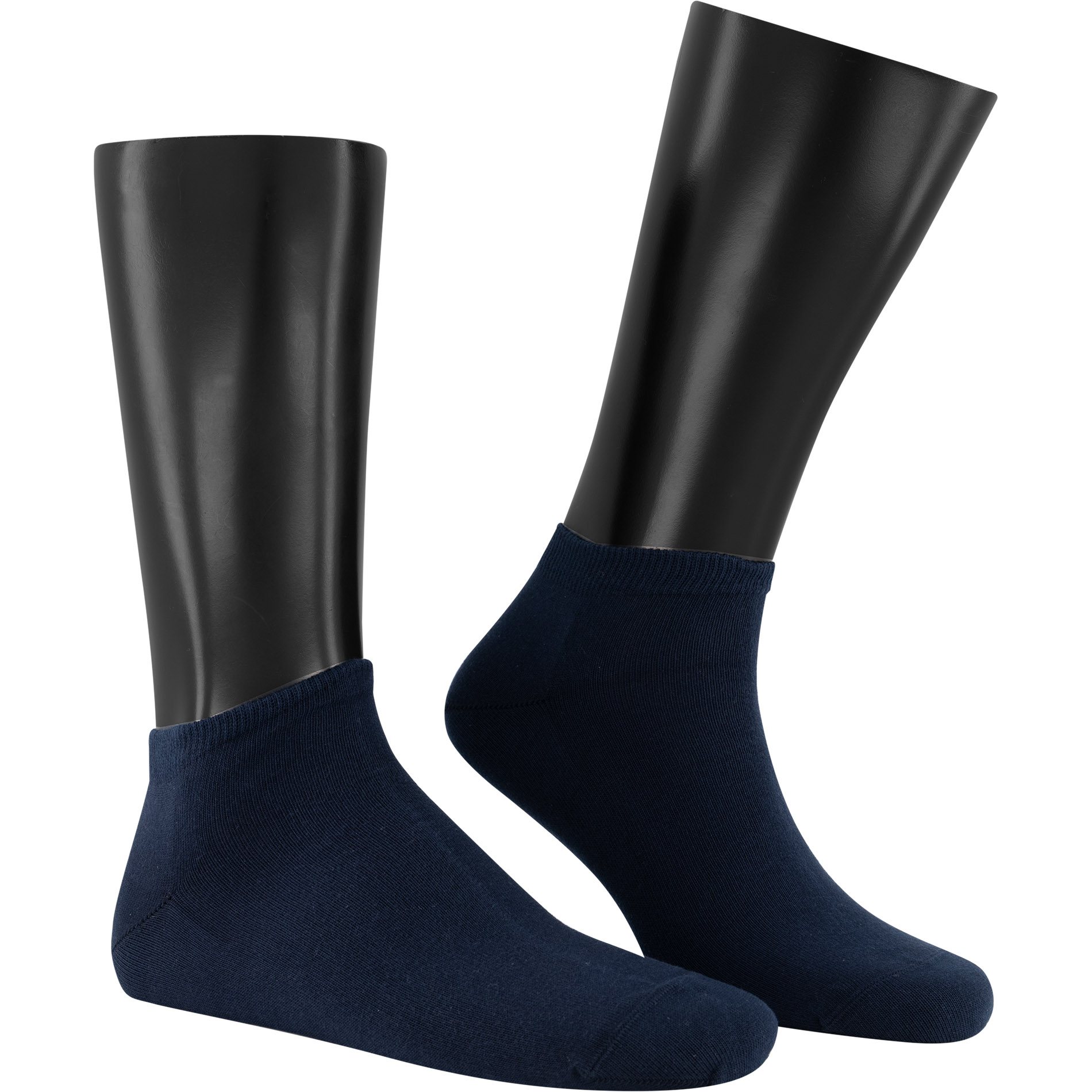 KUNERT Men Herren Sneakersocken blau Baumwolle unifarben