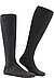 Kniestrümpfe, Baumwolle Stützklasse 3, anthrazit meliert - anthrazit