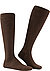 Kniestrümpfe, Baumwolle Stützklasse 3, braun meliert - braun meliert