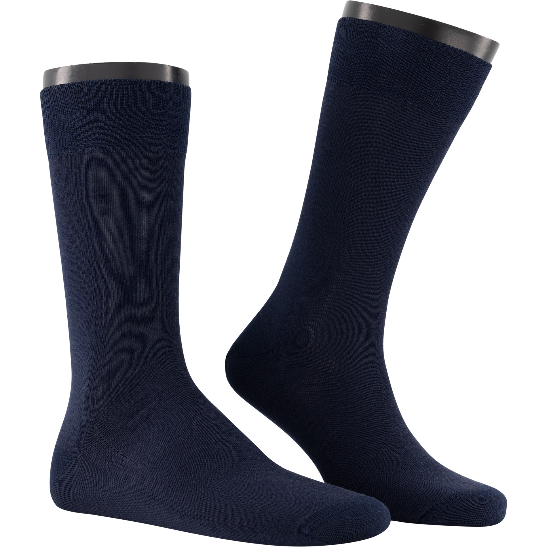 KUNERT Men Herren Socken blau Baumwolle unifarben