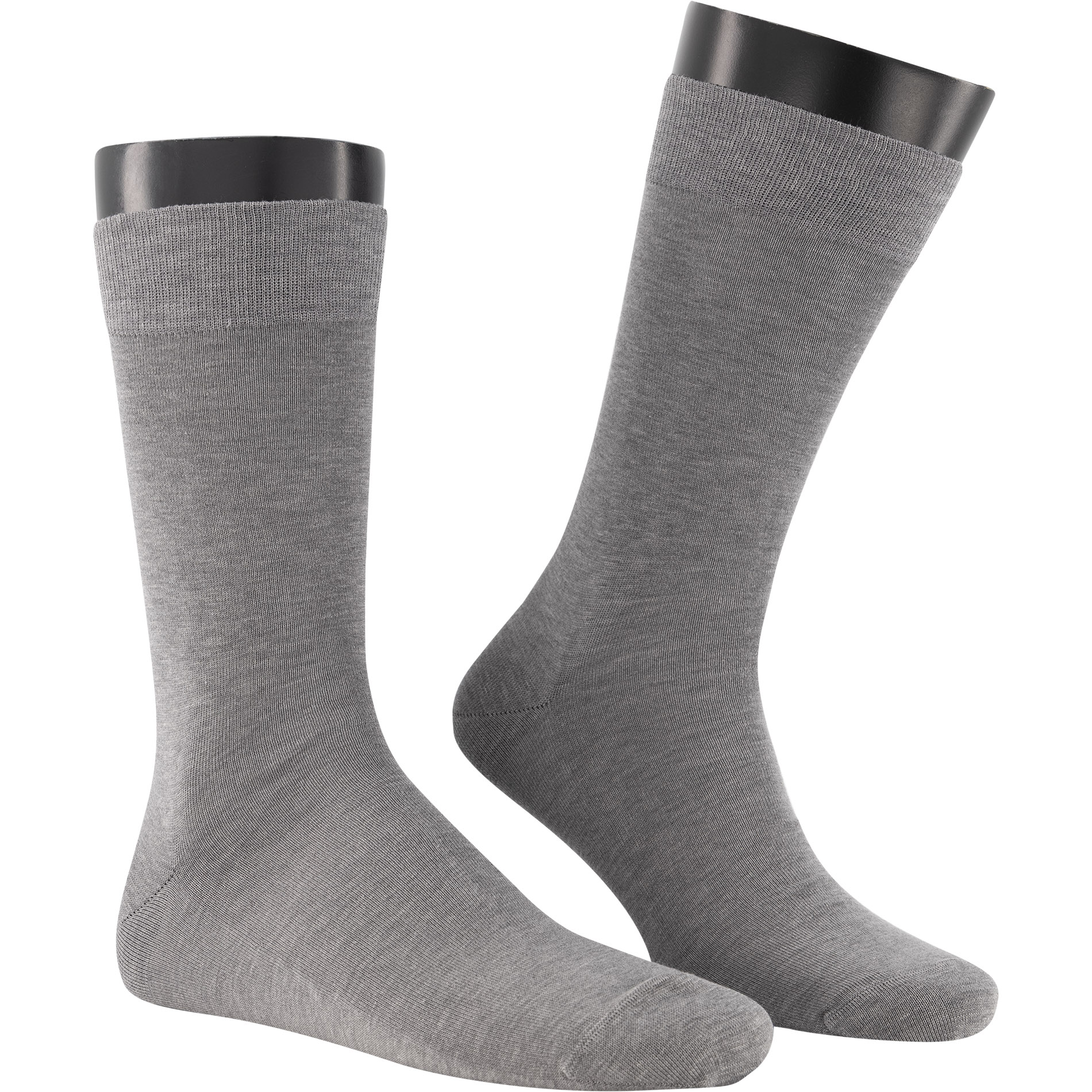 KUNERT Men Herren Socken grau Baumwolle meliert