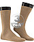 Socken, mercerisierte Baumwolle, beige - beige