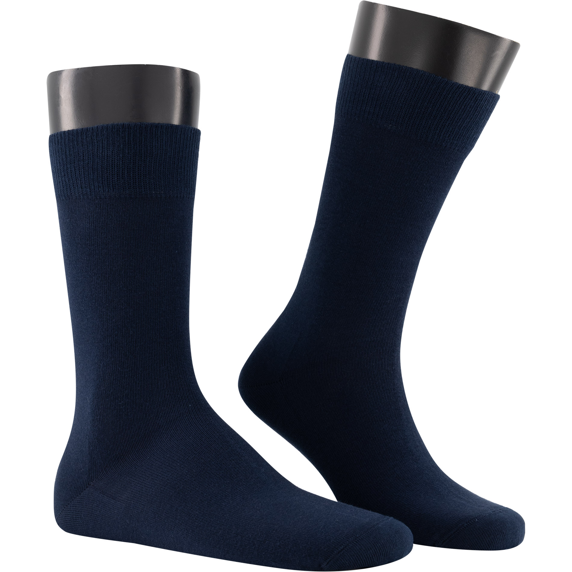 KUNERT Men Herren Socken blau Baumwolle unifarben