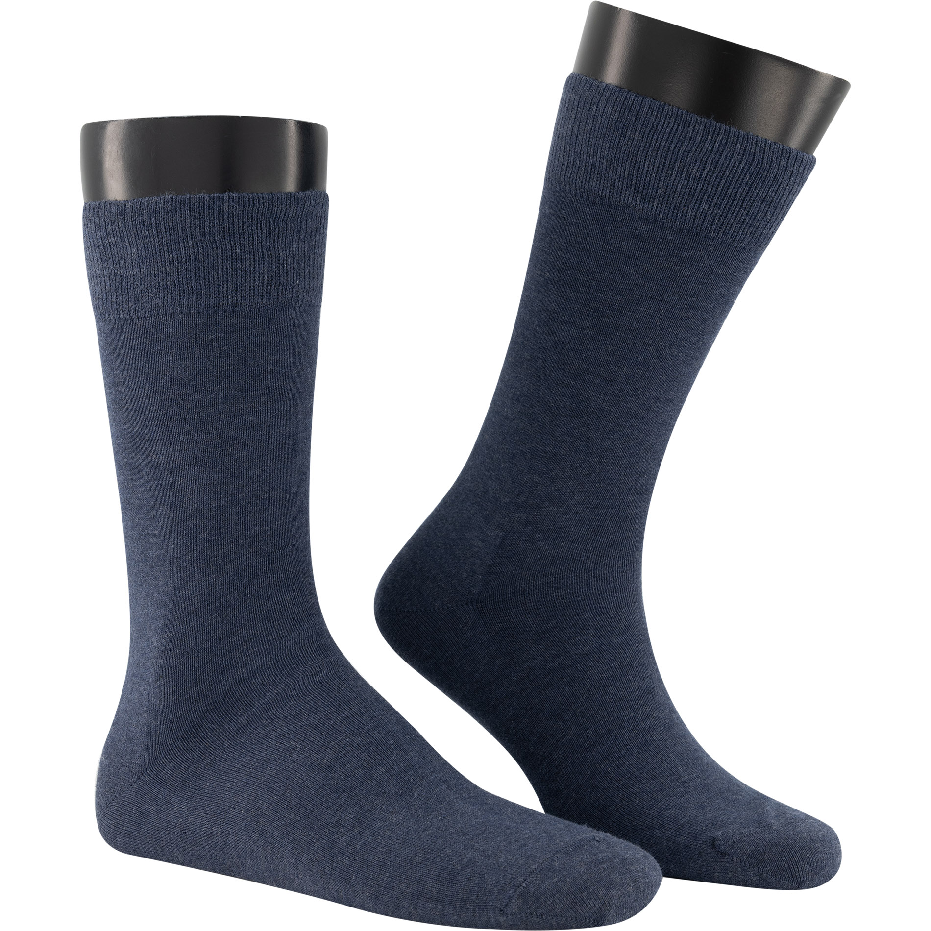 KUNERT Men Herren Socken blau Baumwolle meliert