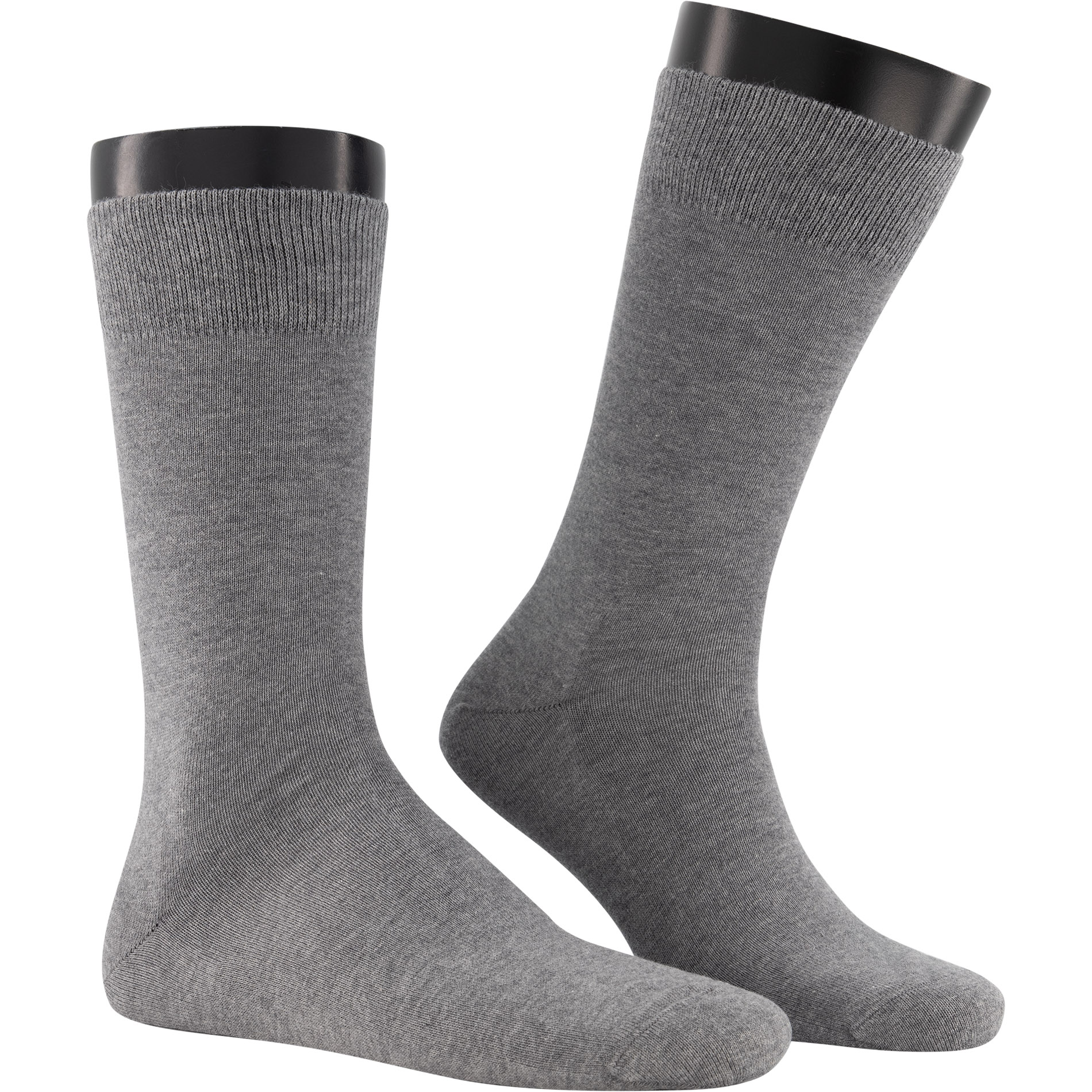 KUNERT Men Herren Socken grau Baumwolle meliert