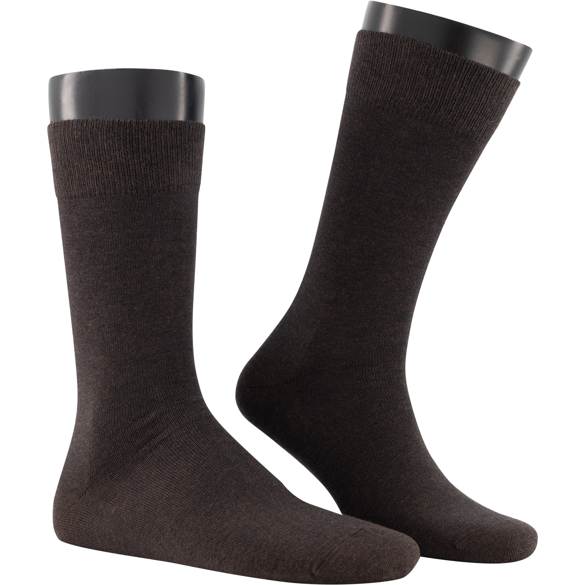 KUNERT Men Herren Socken braun Baumwolle meliert