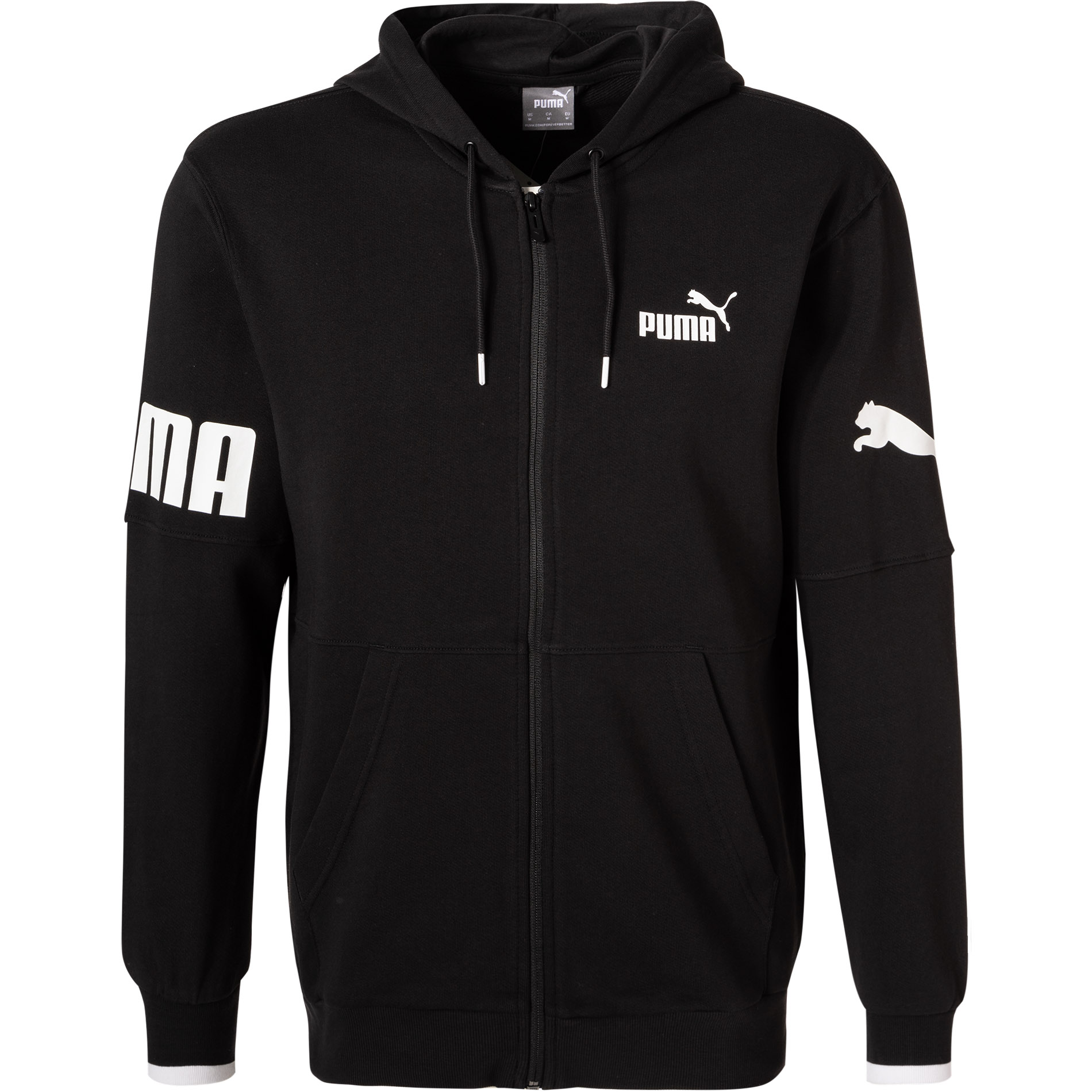 PUMA Herren Sweatjacke schwarz