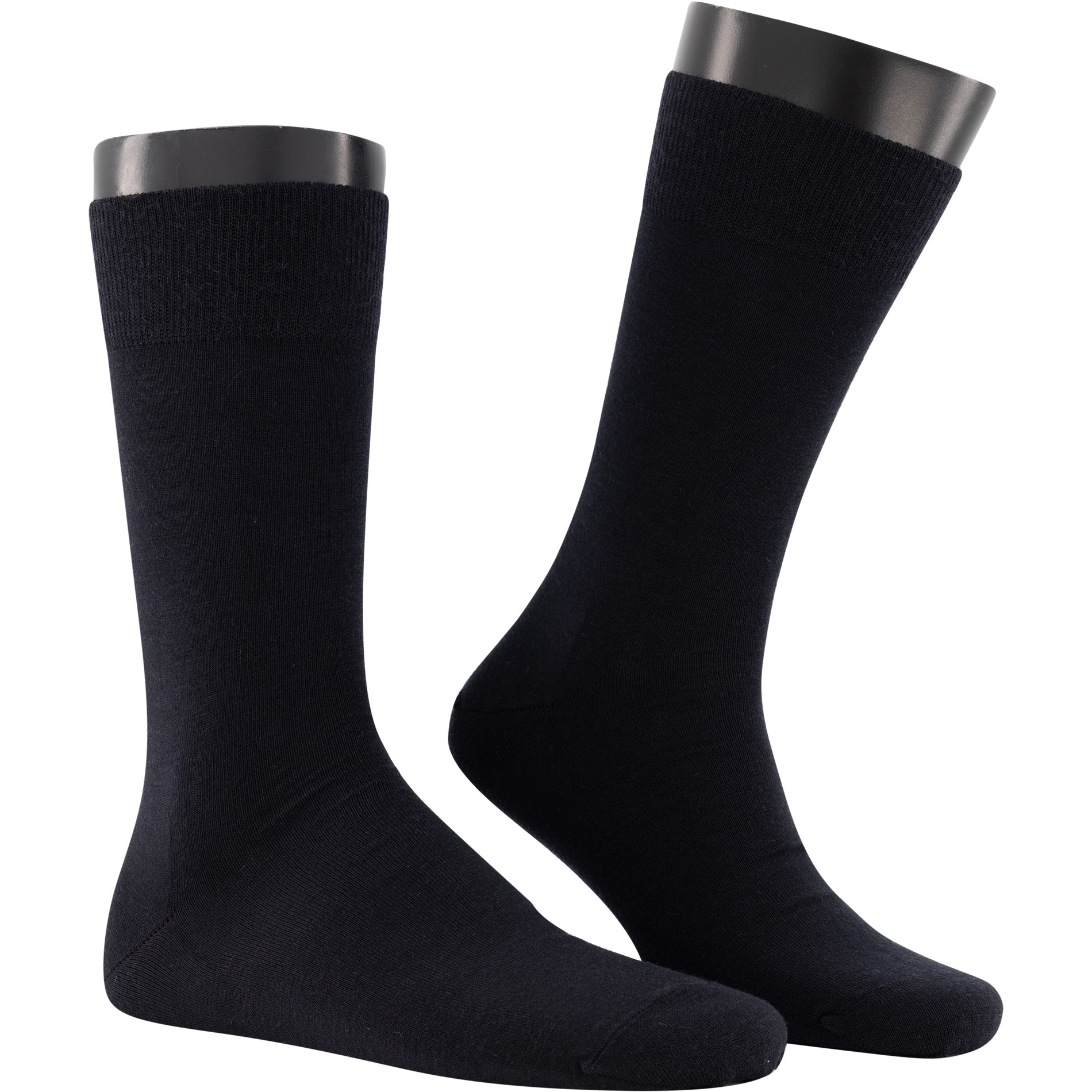 KUNERT Men Herren Socken blau Merinowolle unifarben