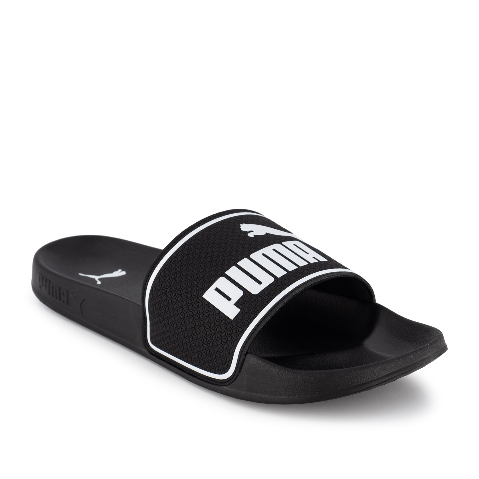 PUMA Herren Pantoletten schwarz Gummi