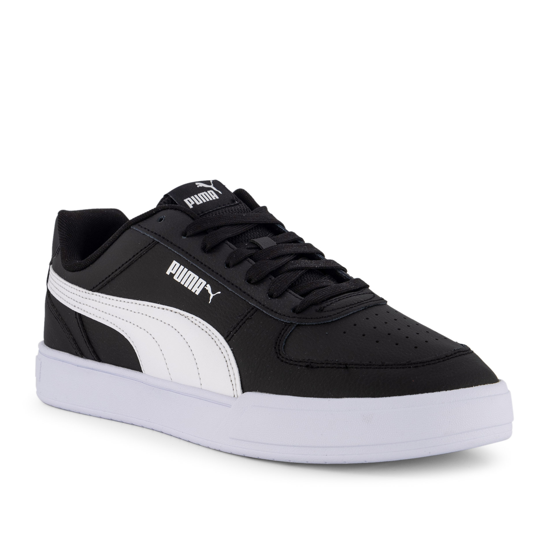 PUMA Herren Sneaker schwarz Glattleder