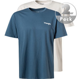 Stylingtipps Beschreibungsbild von Wrangler T-Shirt 2er Pack captains blue W7BZFQ84Z