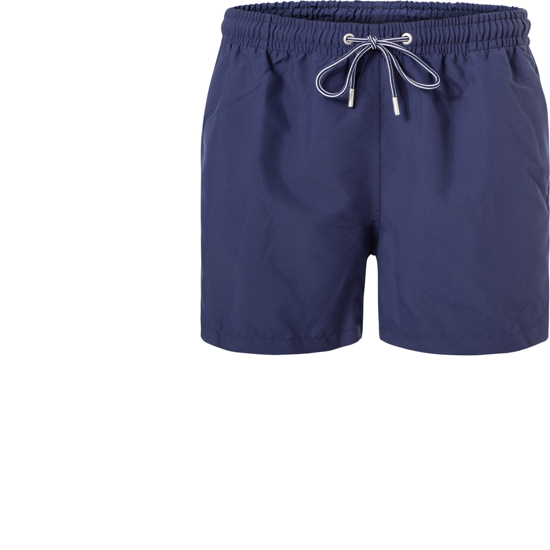 HOM Herren Badeshorts blau Mikrofaser unifarben