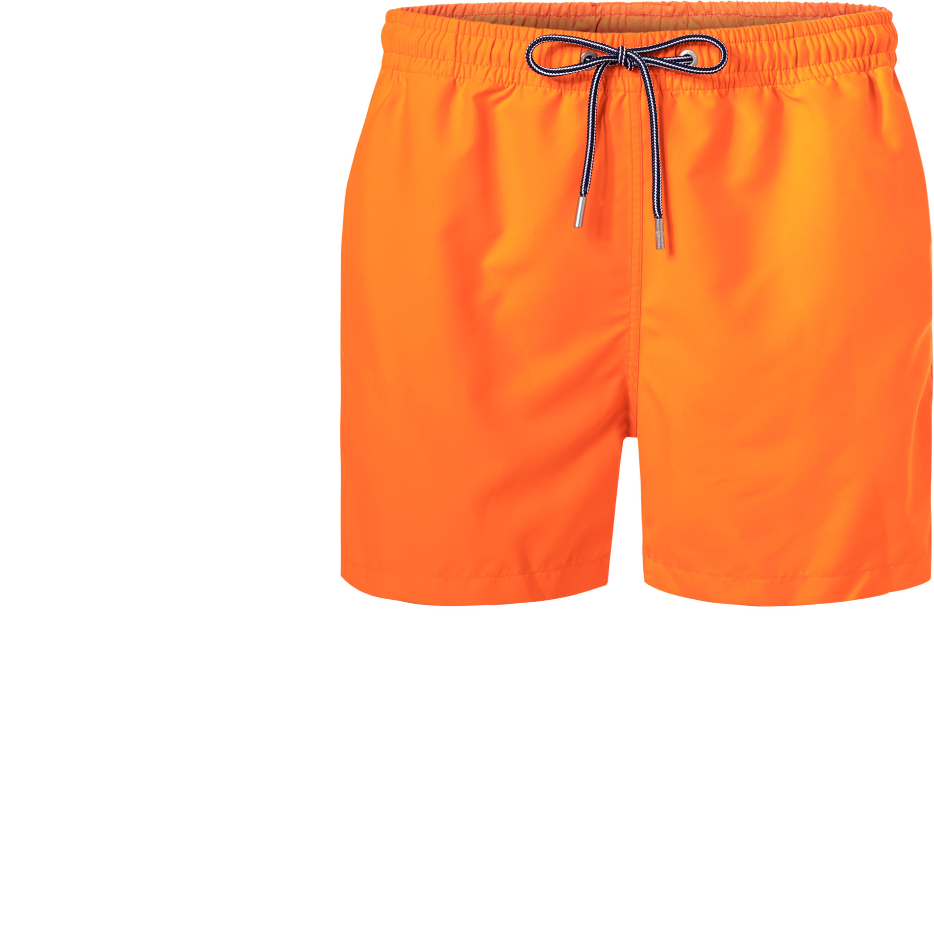 HOM Herren Badeshorts orange Mikrofaser unifarben