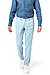Hose Thiago, Modern Slim Fit, Baumwolle, hellblau - hellblau