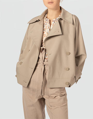 Blouson mit elastischer Saumverarbeitung